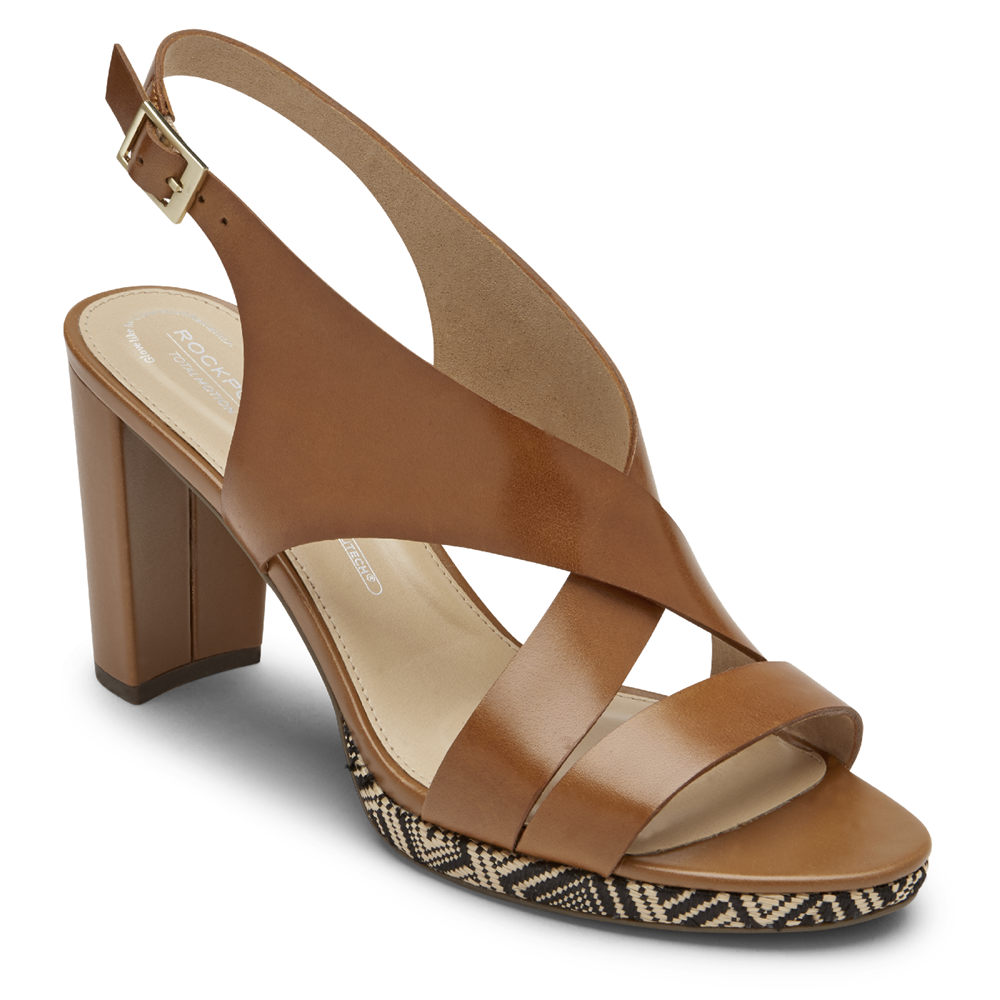 Rockport Klackar Skor Dam Bruna - Total Motion Ivy Cross Slingback - IMOFW3059
